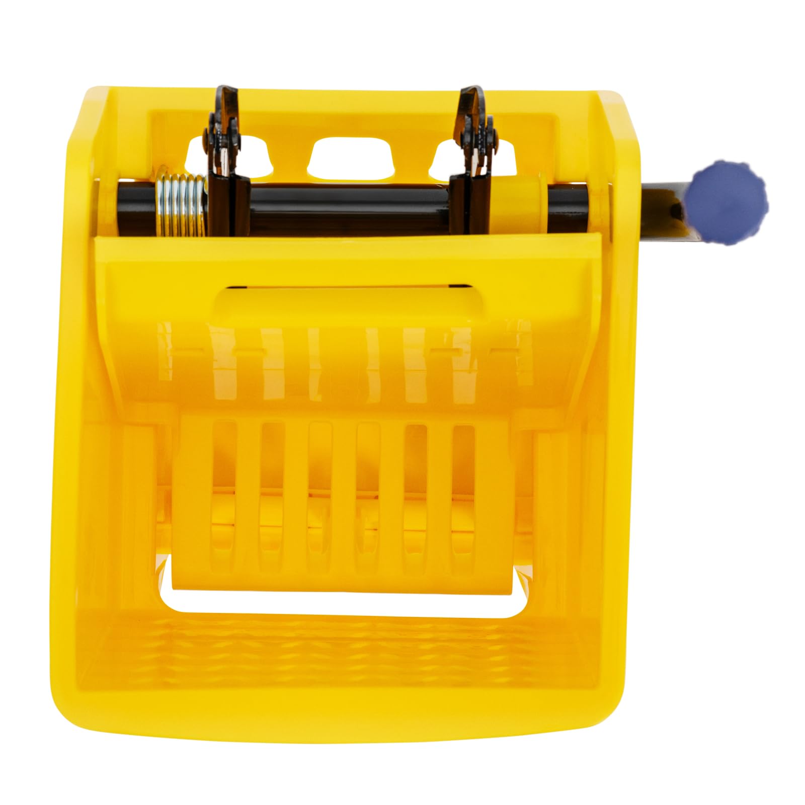 Carro de Limpieza con Prensa y Cubo de 24 L Prensa con Mango Engomado para Mopa hasta 130 mm 4 Ruedas Carro de limpieza industrial Carro de fregar para hostelería Carrito para fregar suelos