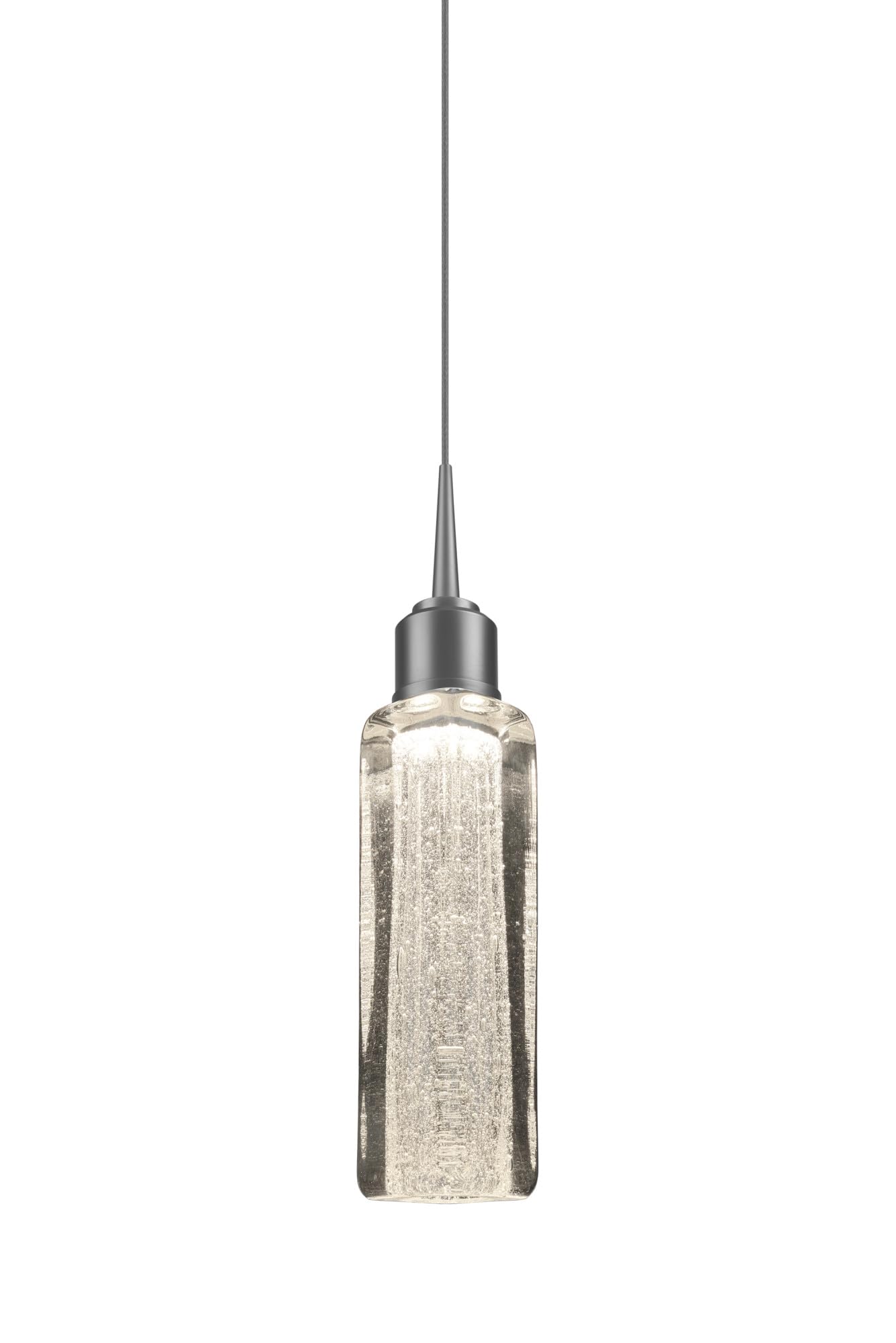 Bruck Lighting223990CH/MP Bruck Lighting 223990/MP Capella Single Light 2" Wide LED Mini Pendant with Clear Shade and MP Mounting Attachment