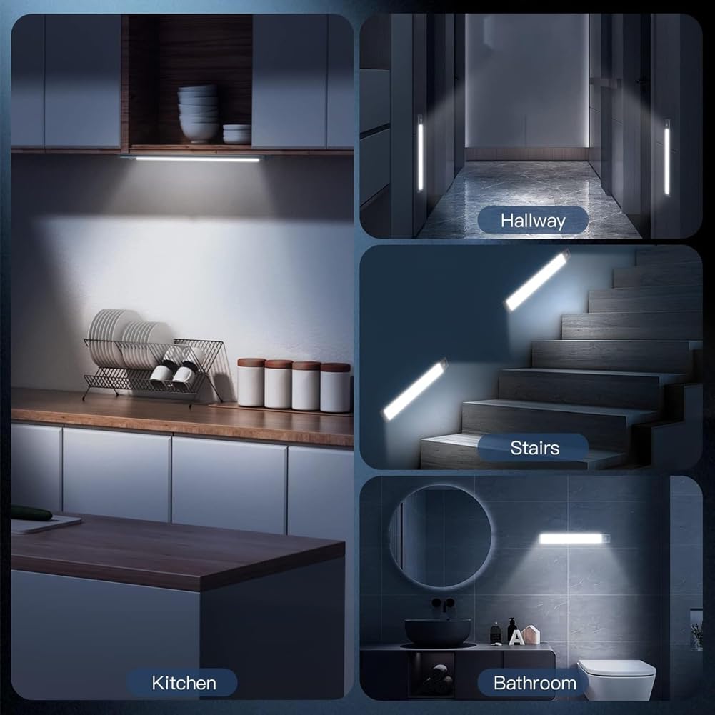 Luz LED con Sensor de Movimiento, Luz de Inducción, Luz de Sensor para Pasillo, Luz de Sensor de Escritorio.