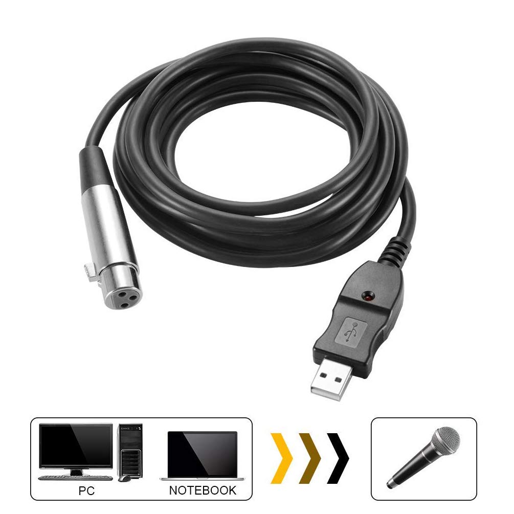 Cavo Adattatore USB A XLR Per Microfono | Trasforma Il Tuo Microfono In USB Per Registrazione E Karaoke - Foto 9