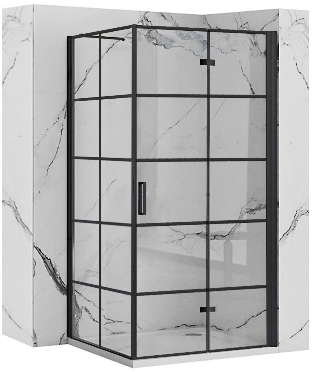 Rea kabina prysznicowa MOLIER 100X90, Czarny