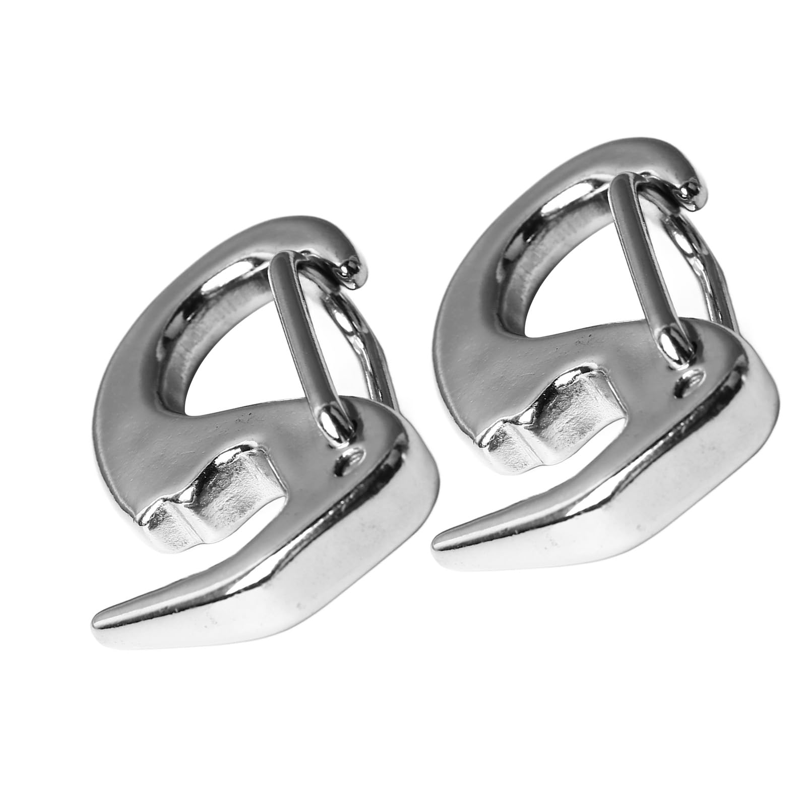 2 Pcs Stainless Steel Spring Hook 65mm Prevention Spring Snap Hook for Marine Industrial Household
