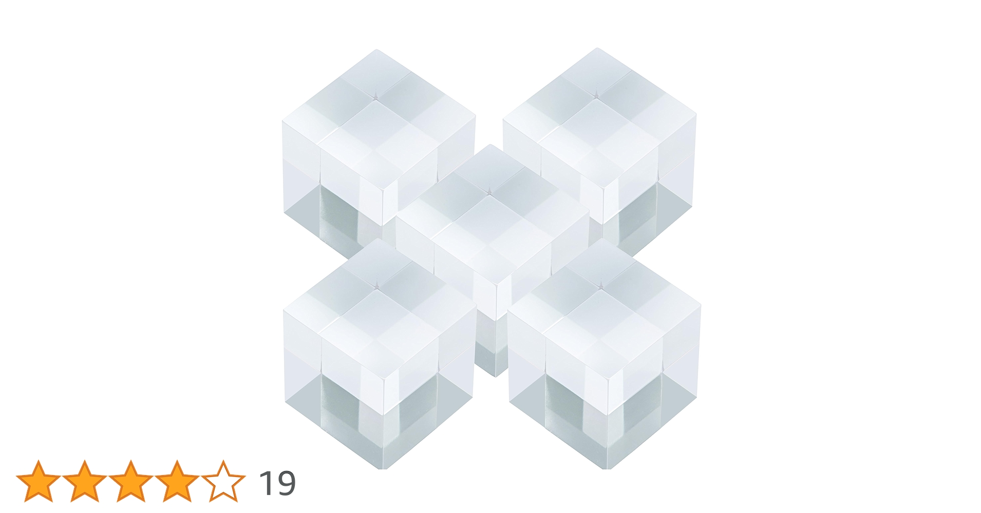 Amazon.co.jp: つくしサイエンス アクリルブロック 30×30×30mm 5