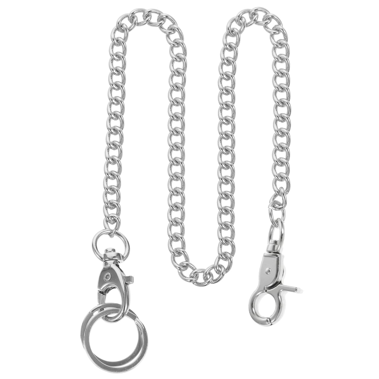 Zilveren Horloge hanger én bedel
