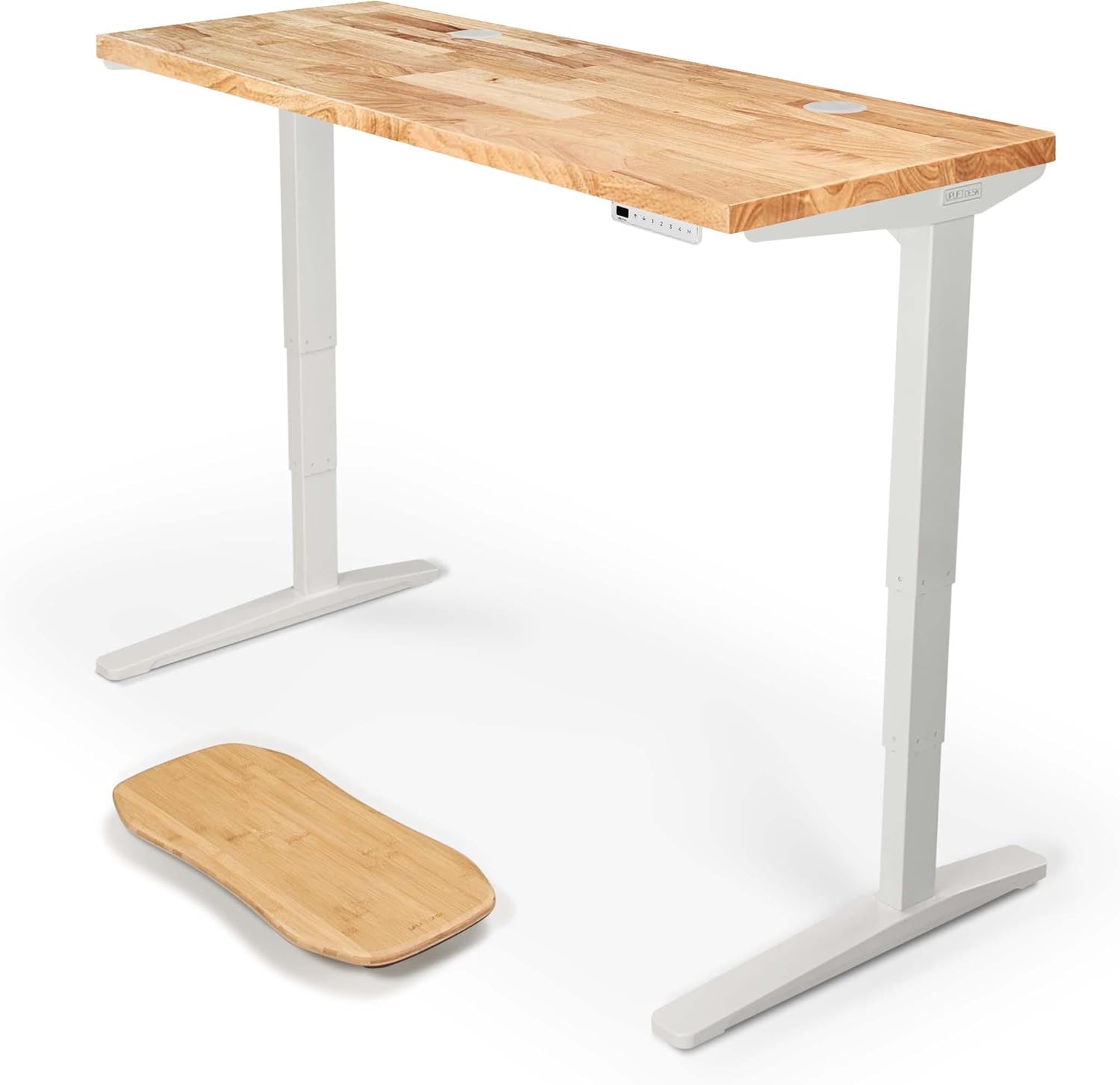 Uplift Desk V2 Rubberwood Butcher Block (60 x 24 inch) 1.