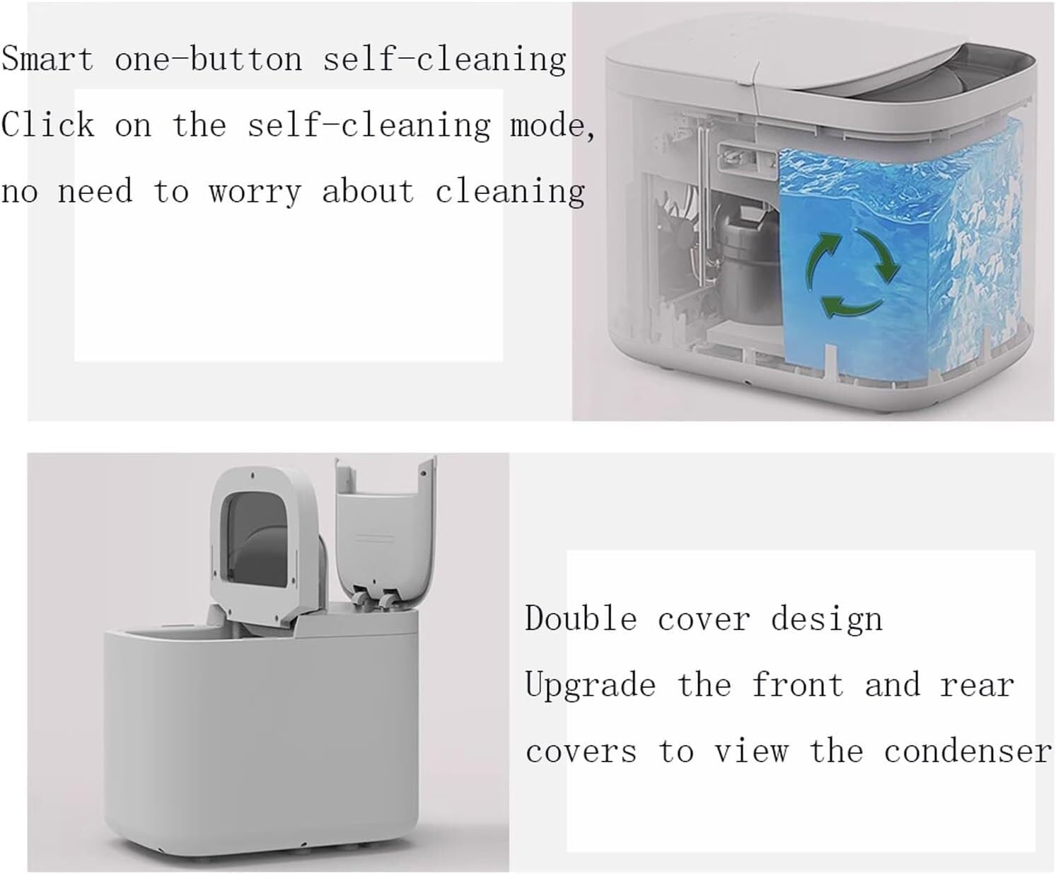 Countertop Portable Small Dormitory Ice Maker Mini Ice Maker For Home Kitchen, Office, Bar And Party. on Fridge.com - View 2