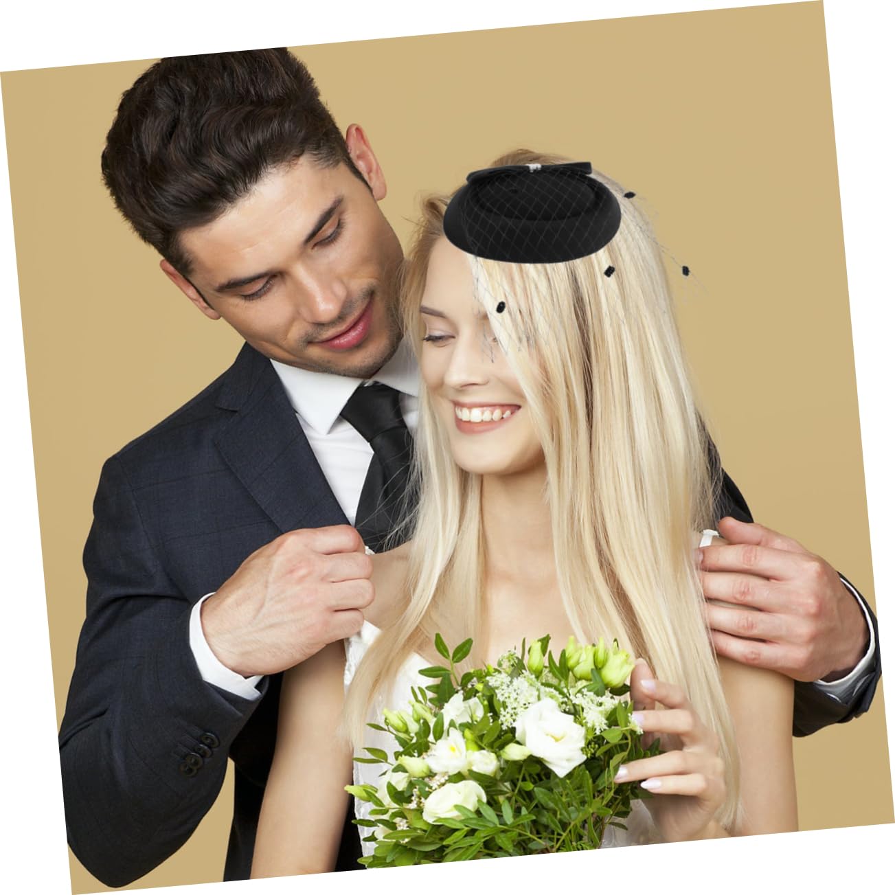 Ipetboom Delicate Hair Barrettes Multi-layer Bowknot Fashionable Hairpin Light Blue Color Suitable for Party