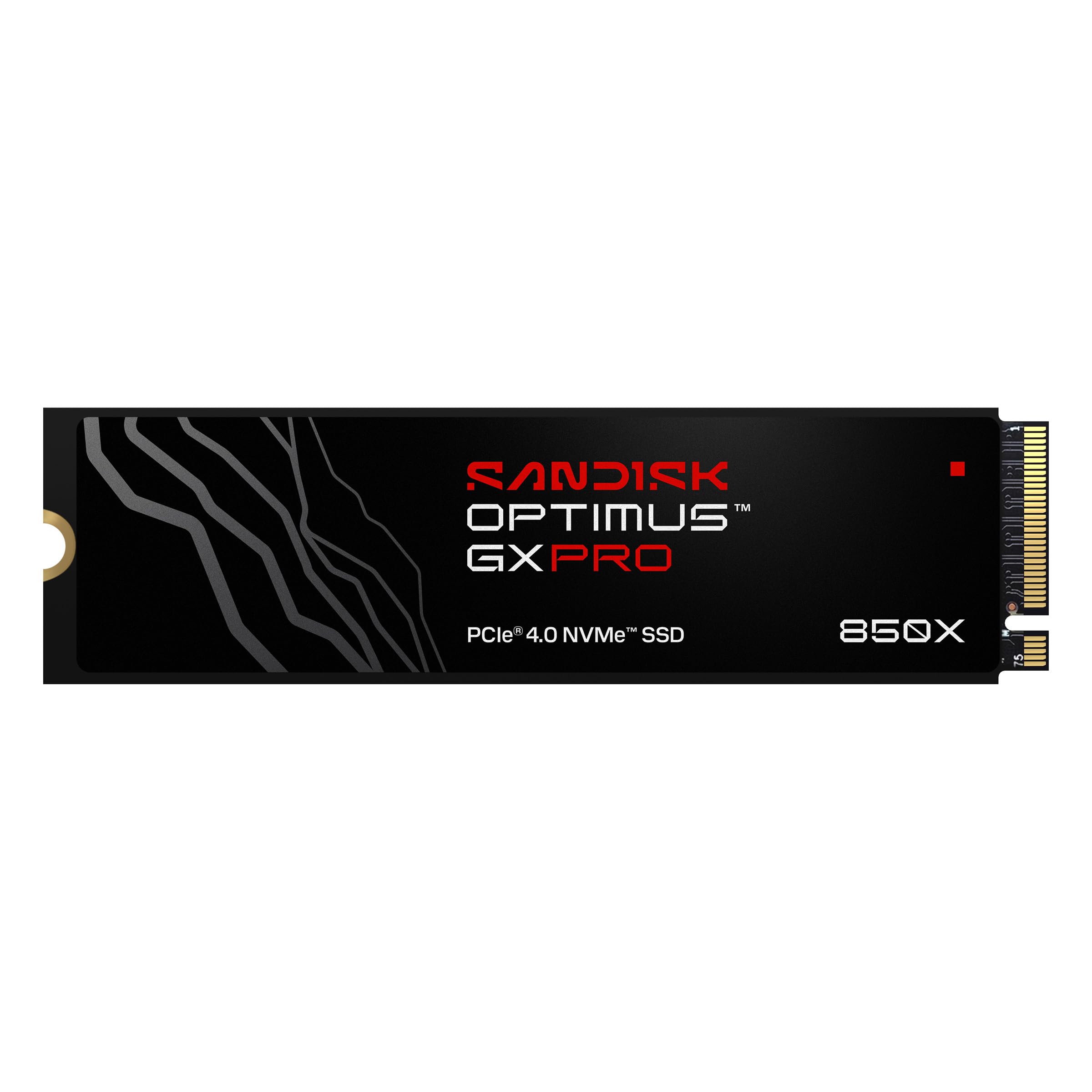 SANDISK Optimus GX PRO 850X NVMe SSD 1 TB (bis zu 7.300/6.300 MB/s sequentielles Lesen/Schreiben, M.2 2280, PCIe 4.0) Gaming-Speichererweiterung, leistungsstarke interne SSD