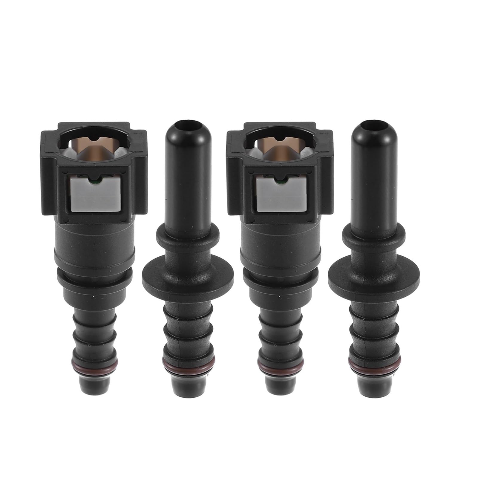 Uidjivds 7.89Mm-8Mm Fuel Injector Nozzle 4Pcs 6.3Mm 7.89Mm 8Mm 10.5Mm Fuel Line Hose Quick Release Connector Disconnect Coupler Fuel Injector(7.89Mm-8Mm)