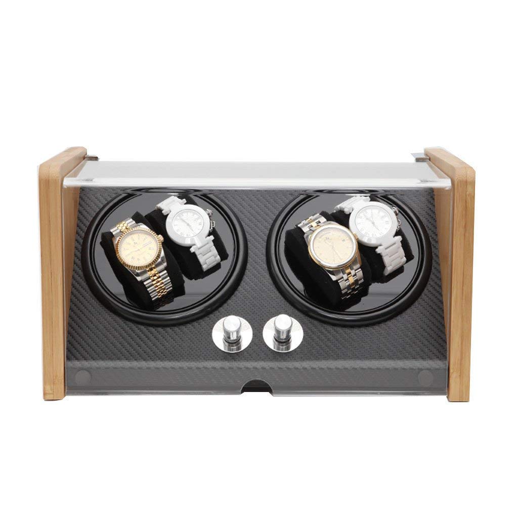 QUSYZD Automatic Watch Winder Watch Winder Shake Table Device Shaker Watch Automatic Winding Box Mechanical Watch Rocker Electric Rotating Watch Box Swaying Table Multi-Color Op,
