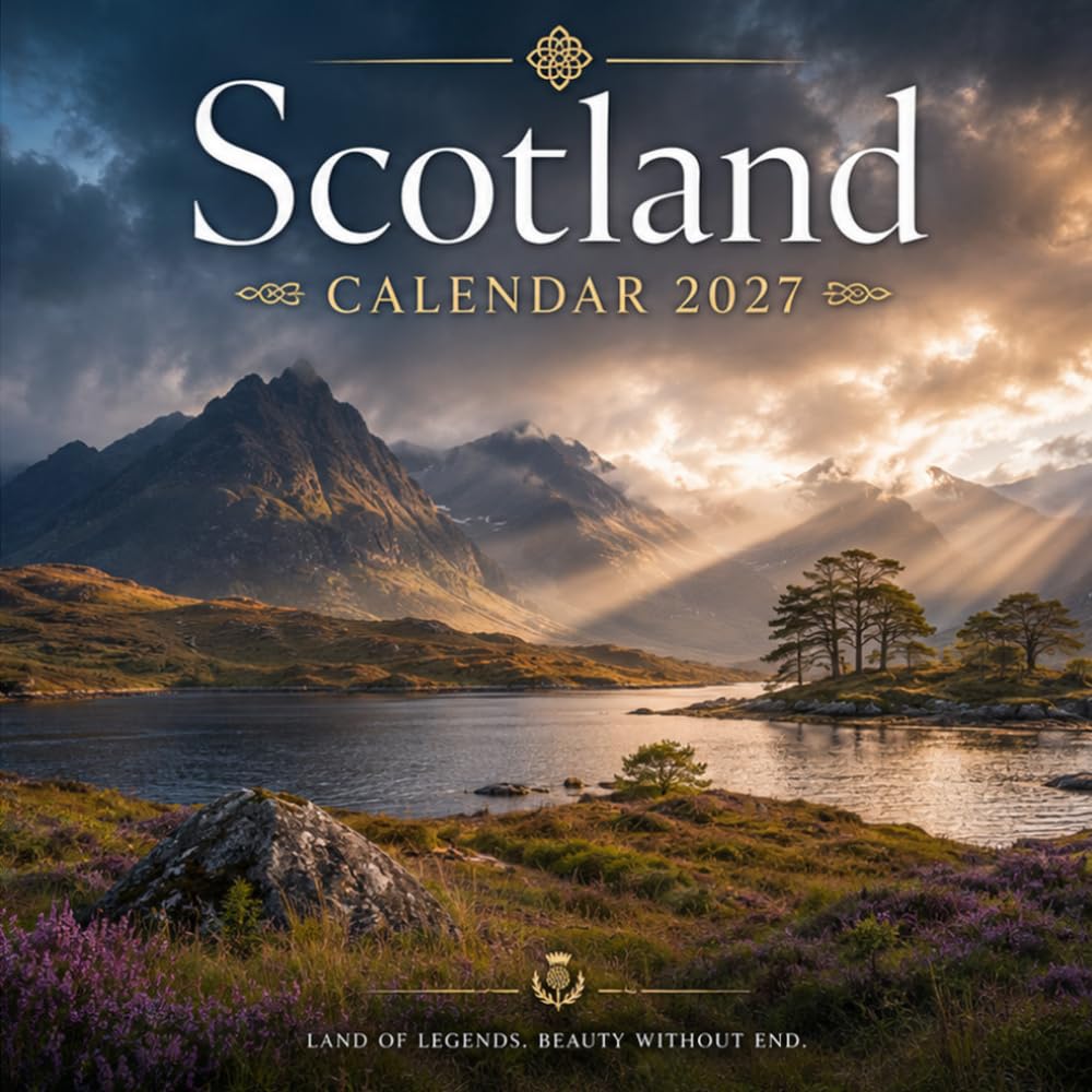 Scotland Calendar 2027: 15-Month Planner | Explore the Highlands, Historic Castles, Scenic Lochs, Coastal Villages and Remarkable Scottish Landscapes
