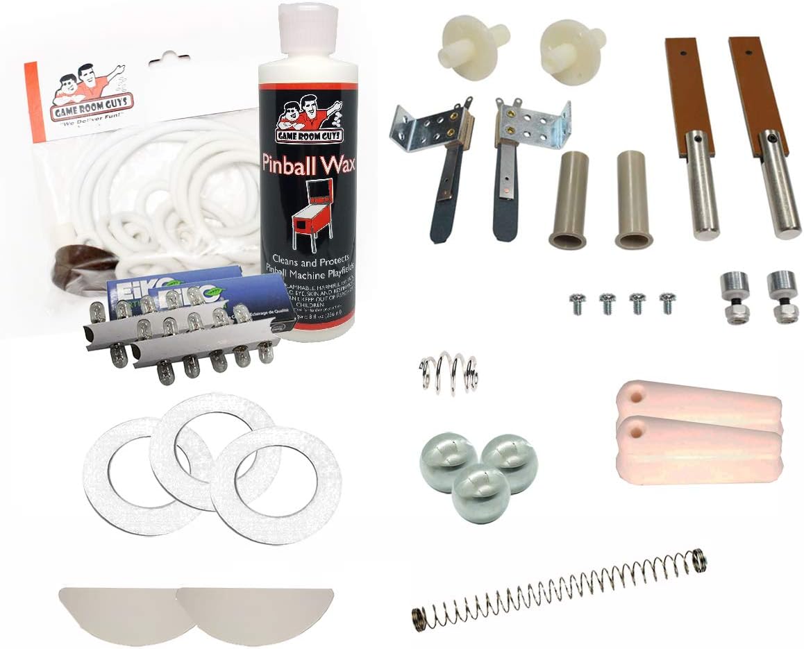 Game Room Guys 1970 Gottlieb Flip-A-Card Pinball White Premium Maintenance Kit