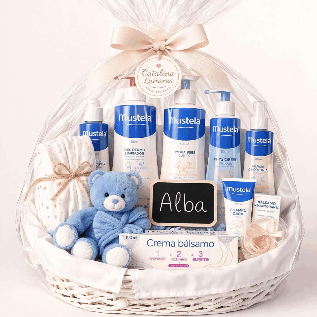 Cesta nacimiento bebe Extra