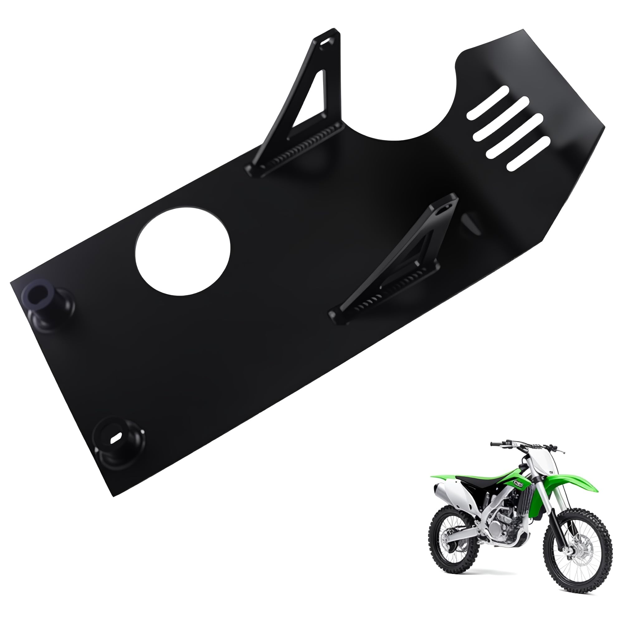 Aluminum Foot Start Engine Skid Plate for CRF50 XR50 CXF50 Black
