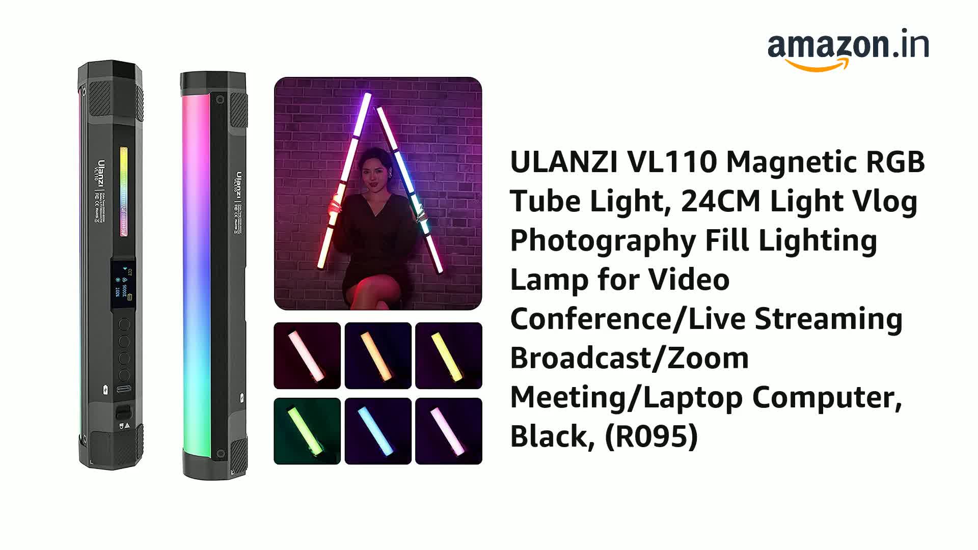 ULANZI VL110 Magnetic RGB Tube Light