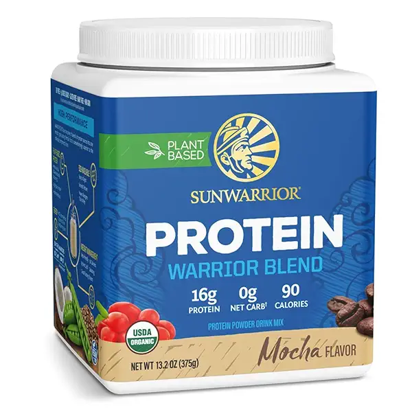 Sunwarrior Organic Plant Based Protein Powder | Vegan Organic Protein Powder Mocha Flavored with BCAA Amino Acids & Hemp Seed Pea Blend | Non-GMO Soy Dairy Filler & Gluten Free (Mocha, 15 Servings) 1