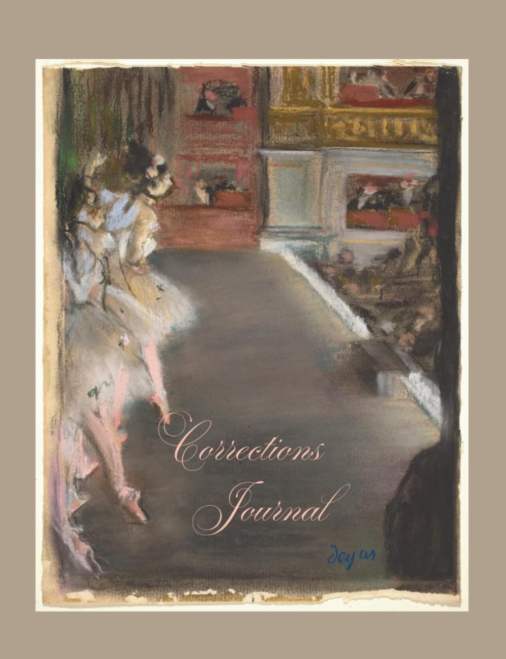 Carnet de notes de danse classique pour corrections et suivi d entraînement annuel