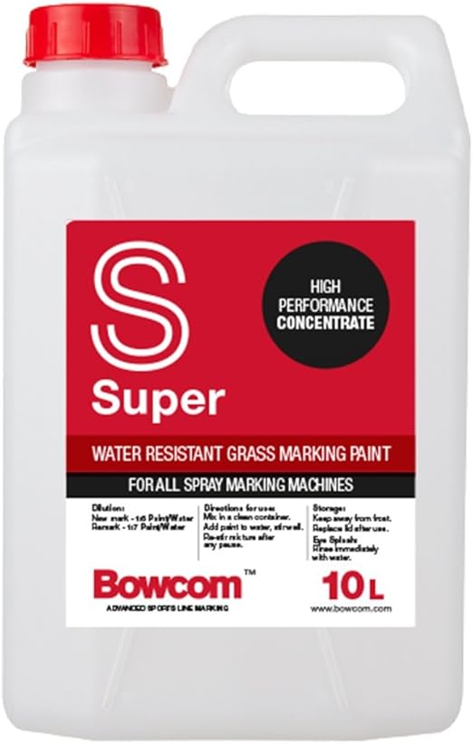 Bowgrass Super White Line Marking Paint 10 Litre High Perfomance