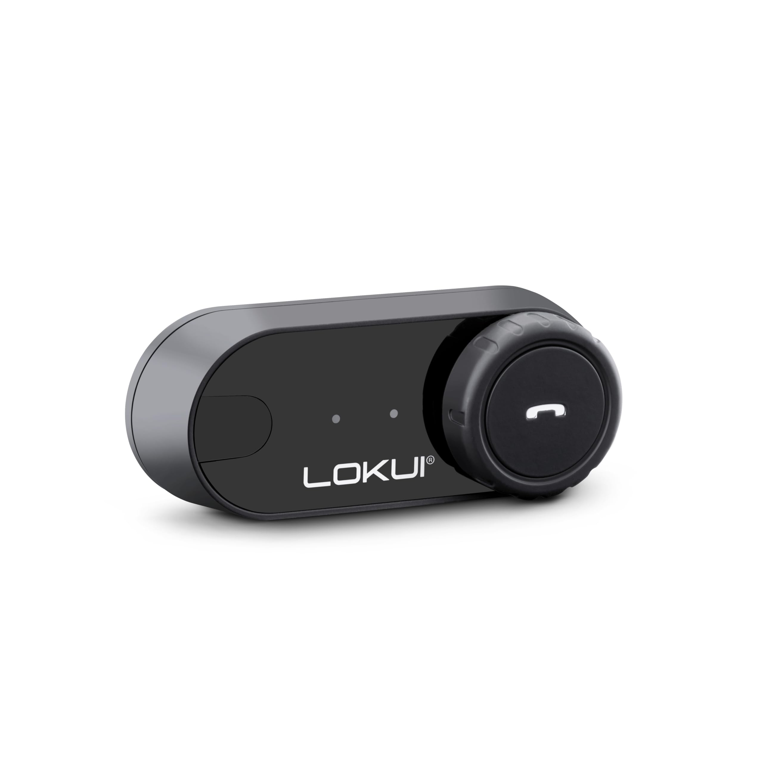 Midland - Interfono Moto Bluetooth Singolo Lokui K30, Auricolari Casco Moto Universali e Impermeabili, Portata 800m per 2 Persone, Batteria 10H, Cancellazione Rumore DSP, Altoparlanti Hi-​Fi, Microfoni