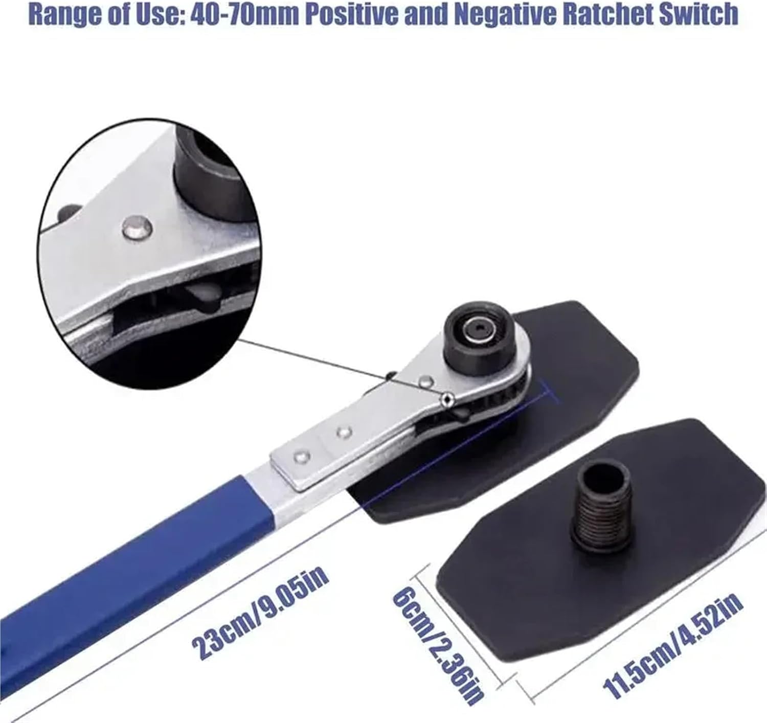 Ratchet Brake Piston Caliper Spreader Tool Stainless Steel Press Twin Quad Separator Pad Disc Repair Kits 1Pcs