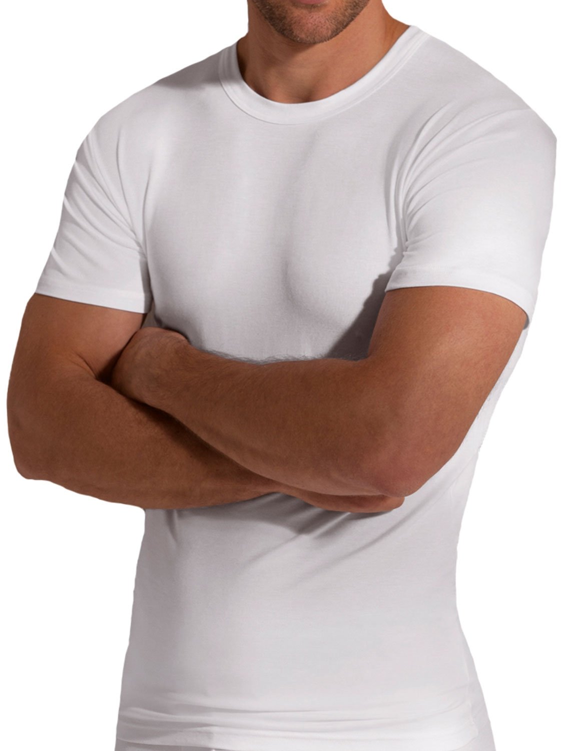 Cito Herren Shirt 1/2 Arm 95/5 3er Pack, Farbe weiß