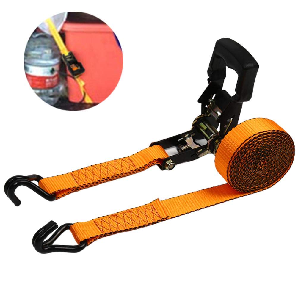 Riemen hinunterbinden Schnallebindergürtel Gürtelgurte für Auto Motorrad Fahrrad mit Metallschnalle Schleppseil Starker Ratschengürtel für Gepäcktasche (Color : 38mmX5m Strip)