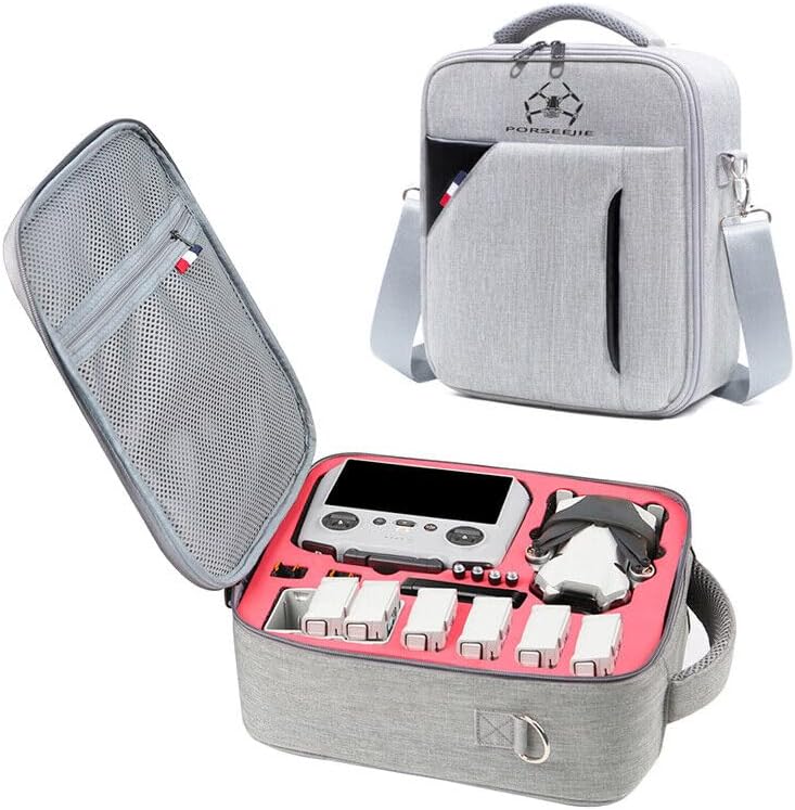 XBERSTAR Bolsa de hombro de almacenamiento portátil Estuche de transporte para DJI MINI 4 PRO Drone Accesorios (bolsa de hombro)