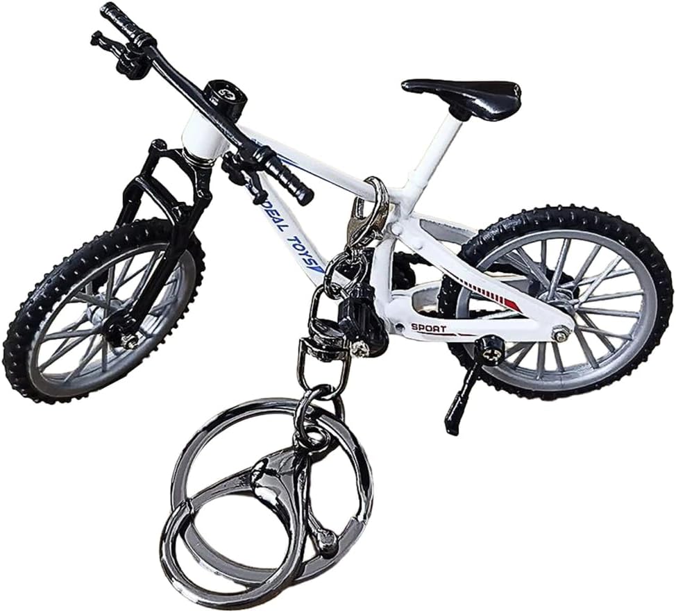 Key Chain Portable Finger Keychain Compact and Accessory Keyrings Decoration for Bike Enthusiasts