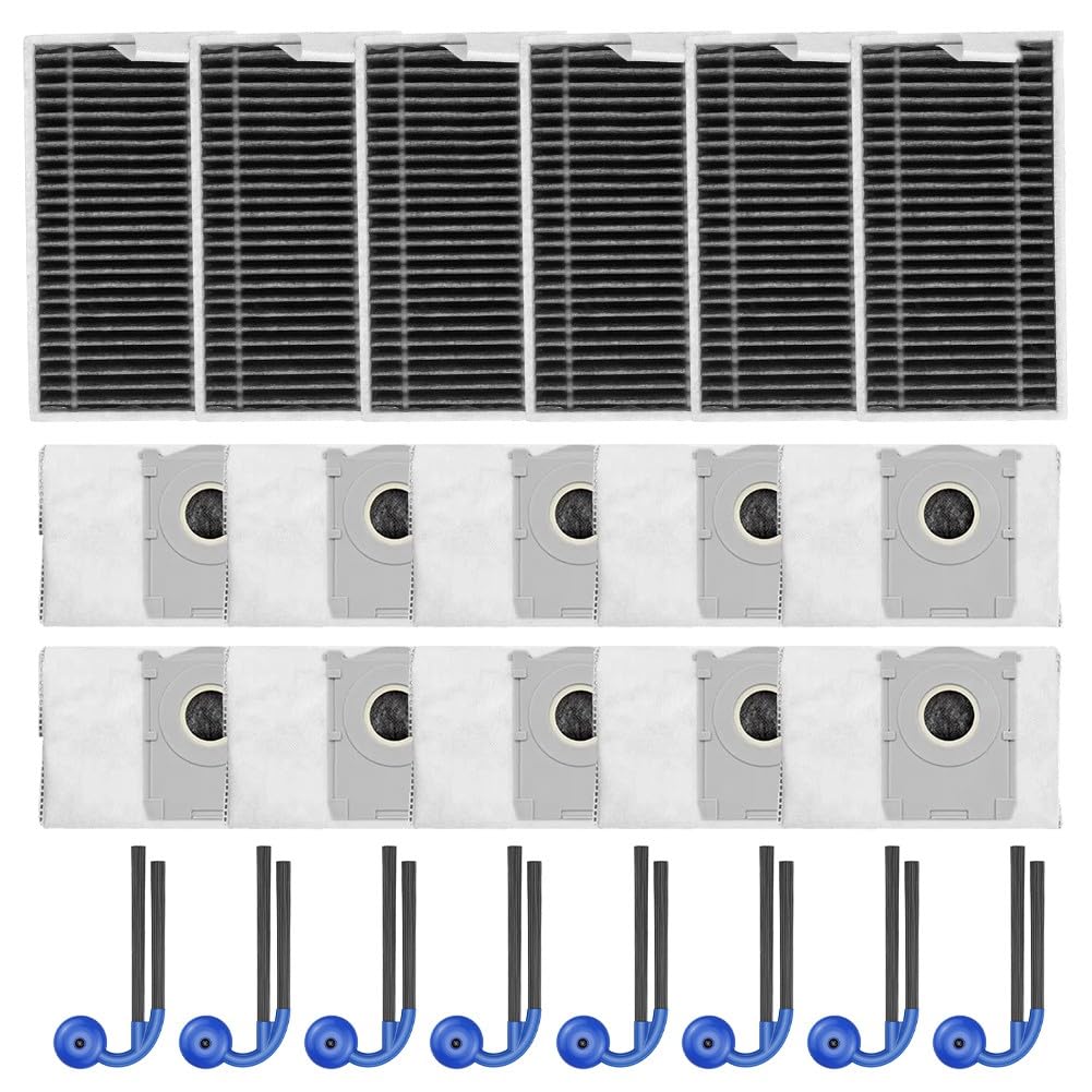 Pièces de rechange T90 pour robot Pro aspirateur : accessoires brosses latérales et filtres