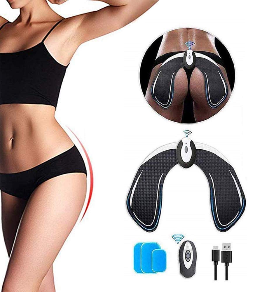 ABS Stimulator Hip Trainer, Electronic Hips Trainer, Smart Wearable Buttock Hip Trainer for Men Women Replacement Gel