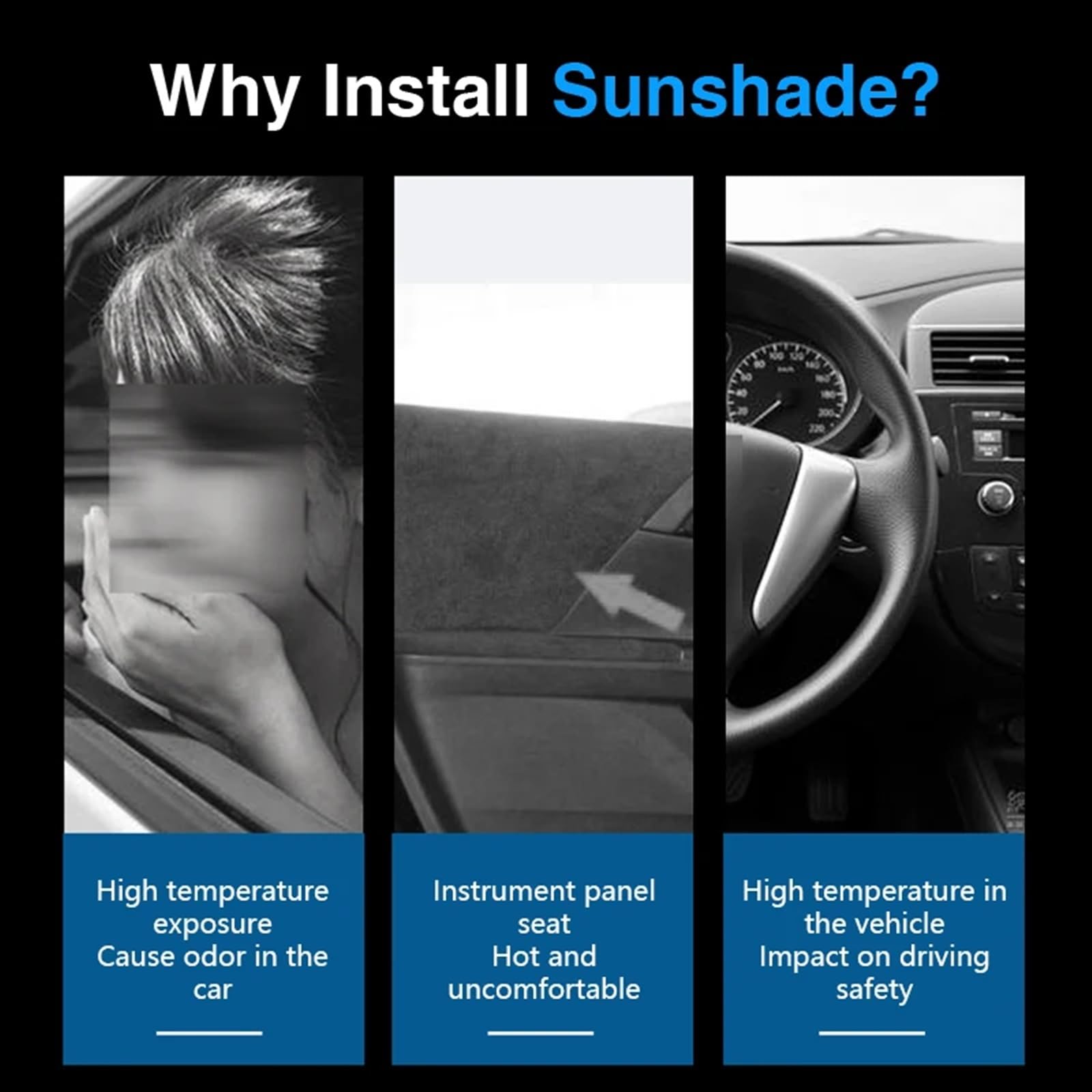 Parasol magnético Coche para Toyota para Rav4 para XA40 2013~2018 Visera De Ventana Parasoles Frontales Laterales Cubierta De Protección UV Cortinas A Prueba De Sol Parasol de Coche (Color : 4pcs)