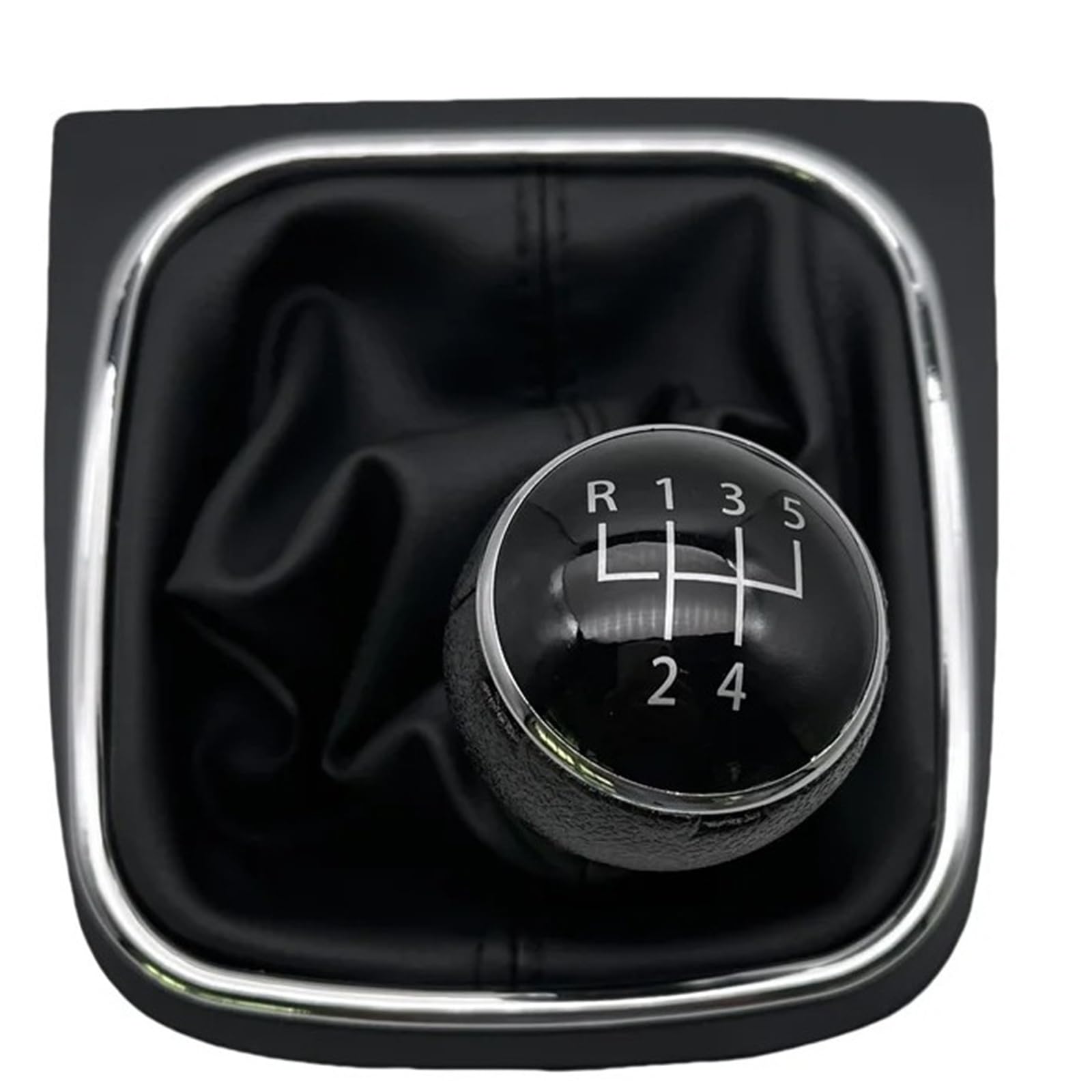 XZCVTYW Car Joystick Button Cover 5/6 Speed for Golf 6 MK5 MK6 Jetta 2005 2006 2007-2014 Car Gear Shift Knob(5Speed)