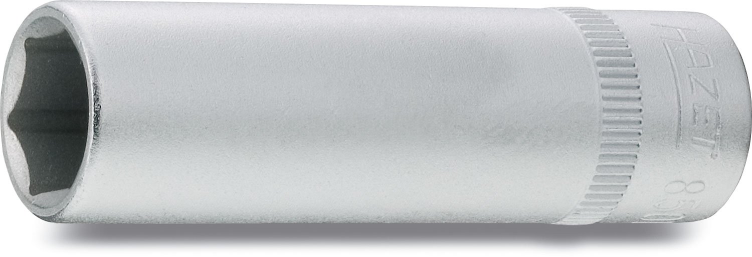 HAZET 850LG-8 50 mm 6-Point Hexagon Traction Profile Socket - Chrome-Plated