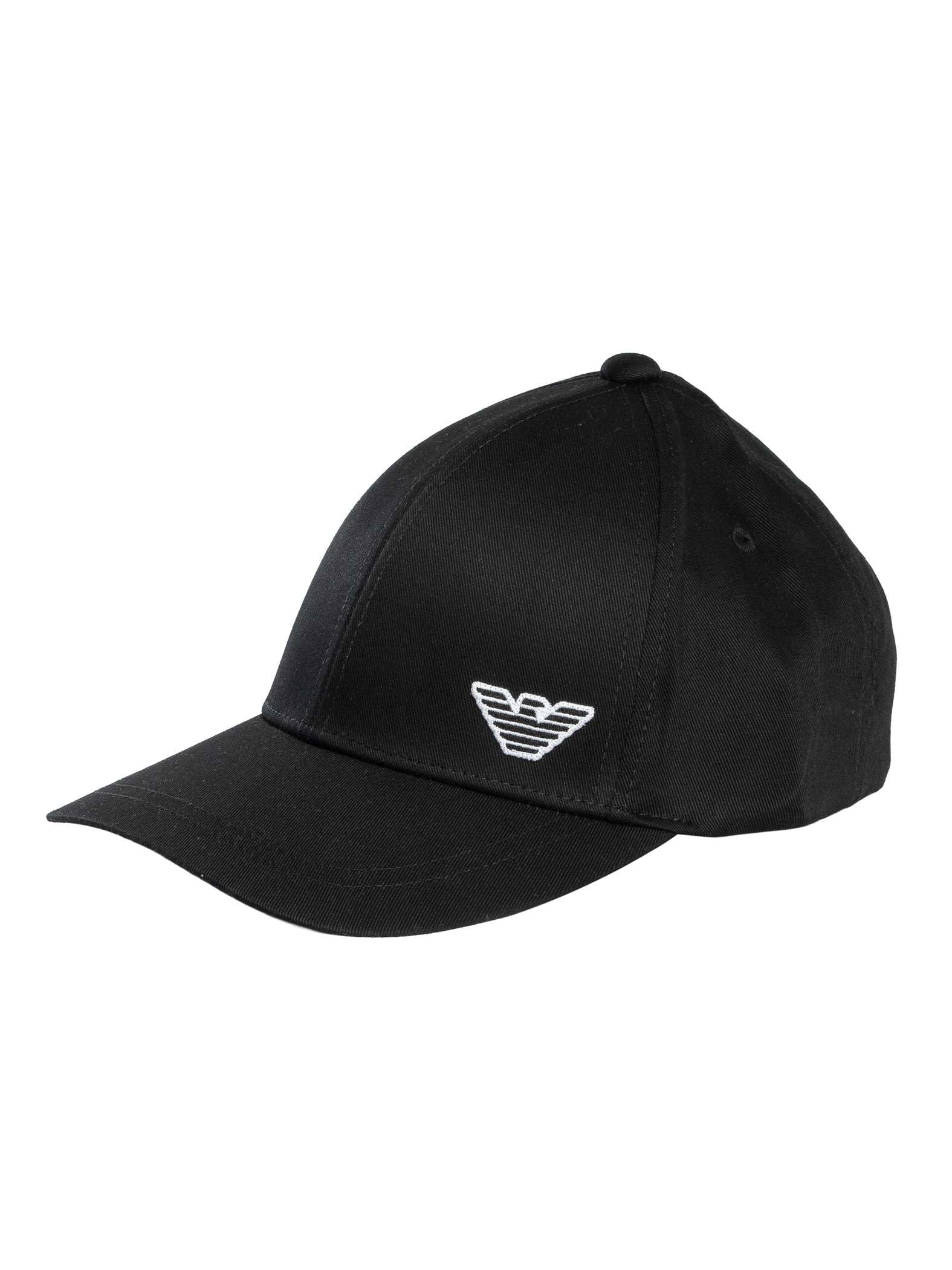 Emporio Armani Men's Logo Baseball Cap, Black, One Size
