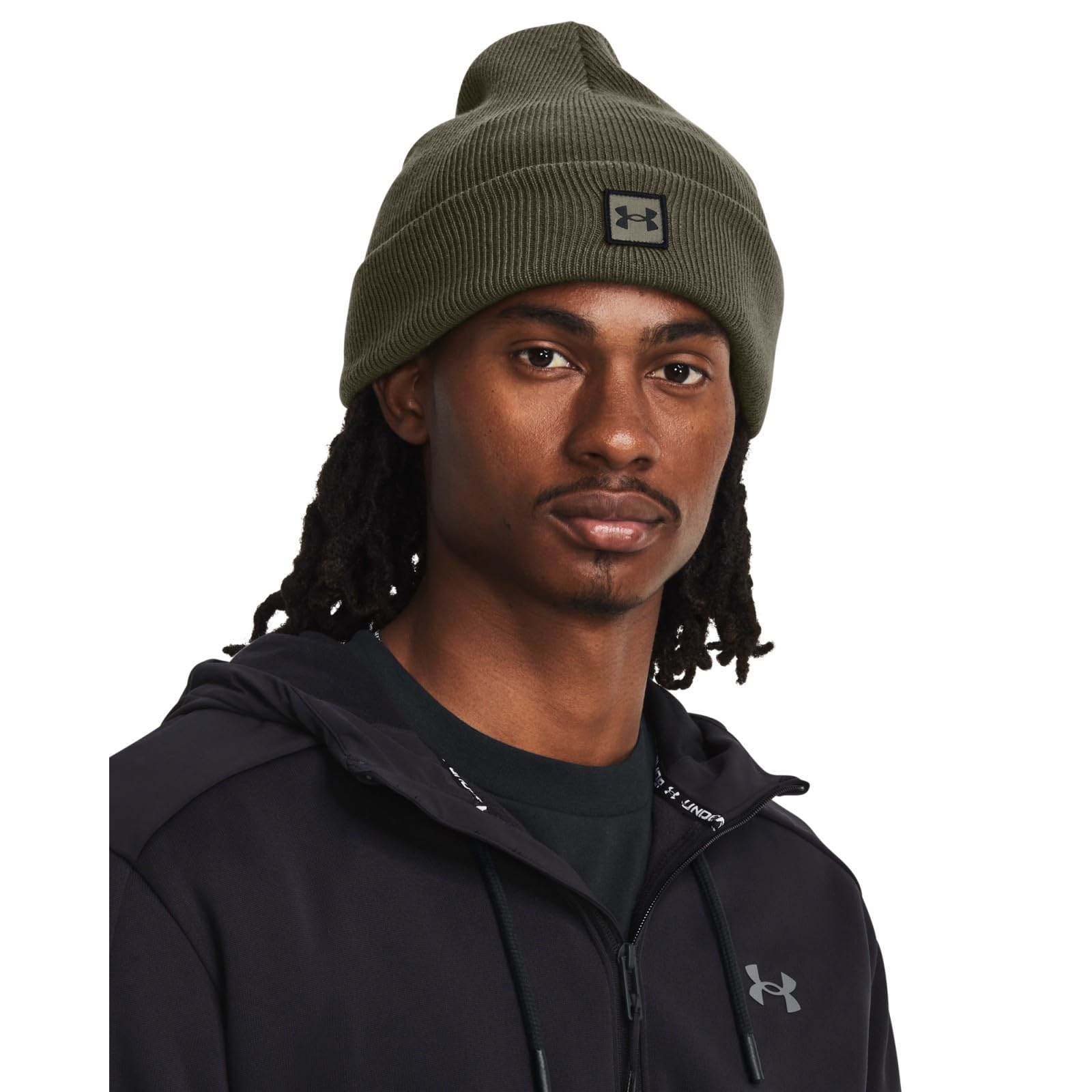 Under Armour Męska czapka beanie 2025 UA Halftime Cuff odprowadzająca wilgoć szybkoschnąca czapka beanie