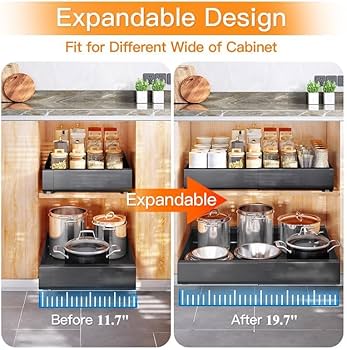Pull out Cabinet Organizer, Expandable(11.7
