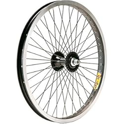 Gurpil 64235 Rueda, Delantero, BMX, 20 x 2.125, Carrete, Aluminio, Eje 9.5-36, Multicolor
