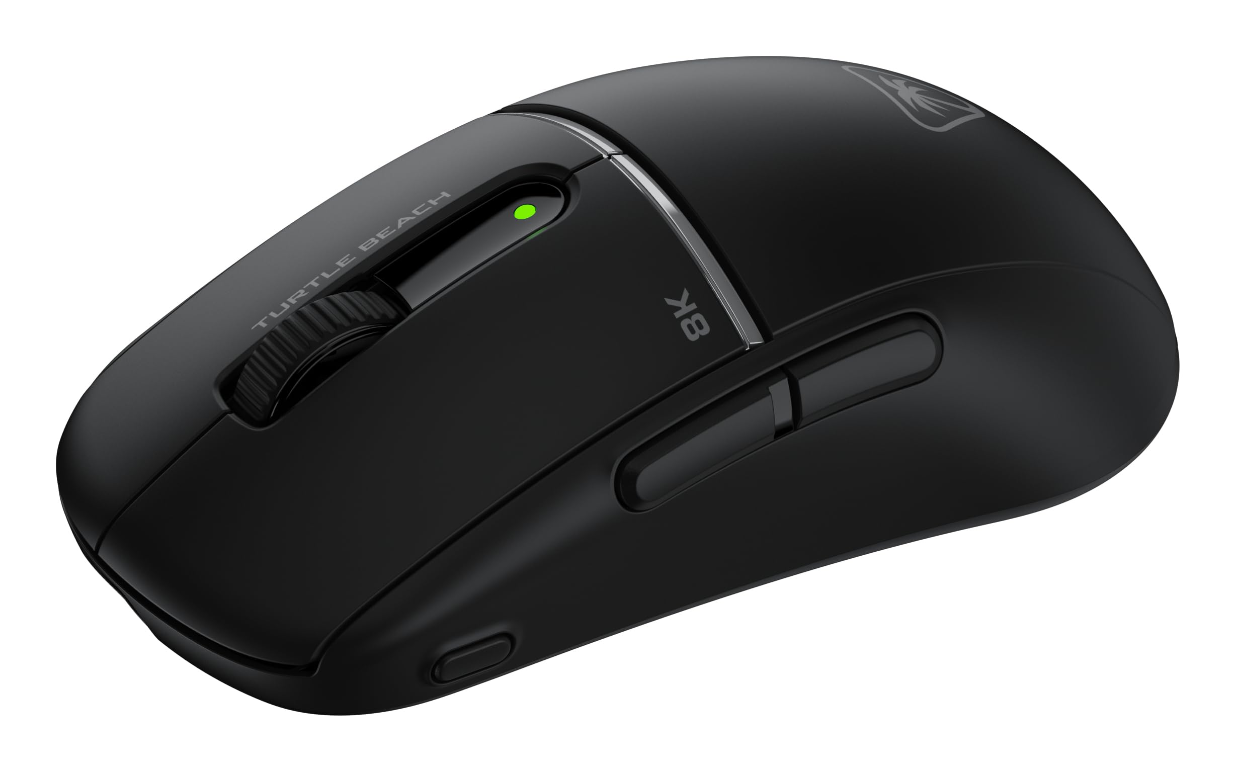 Turtle Beach Burst II Pro Black Wireless Esports Gaming Mouse - 8K polling, ultralekka 57 g, bateria 150 godzin, przełączniki optyczne, symetryczna, czujnik optyczny 30K DPI, 8 programowalnych wejść
