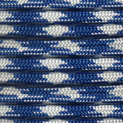 PARACORD PLANET 10 Feet Nylon 550Lb Type Iii 7 Strand Paracord Blue/White โ image 1