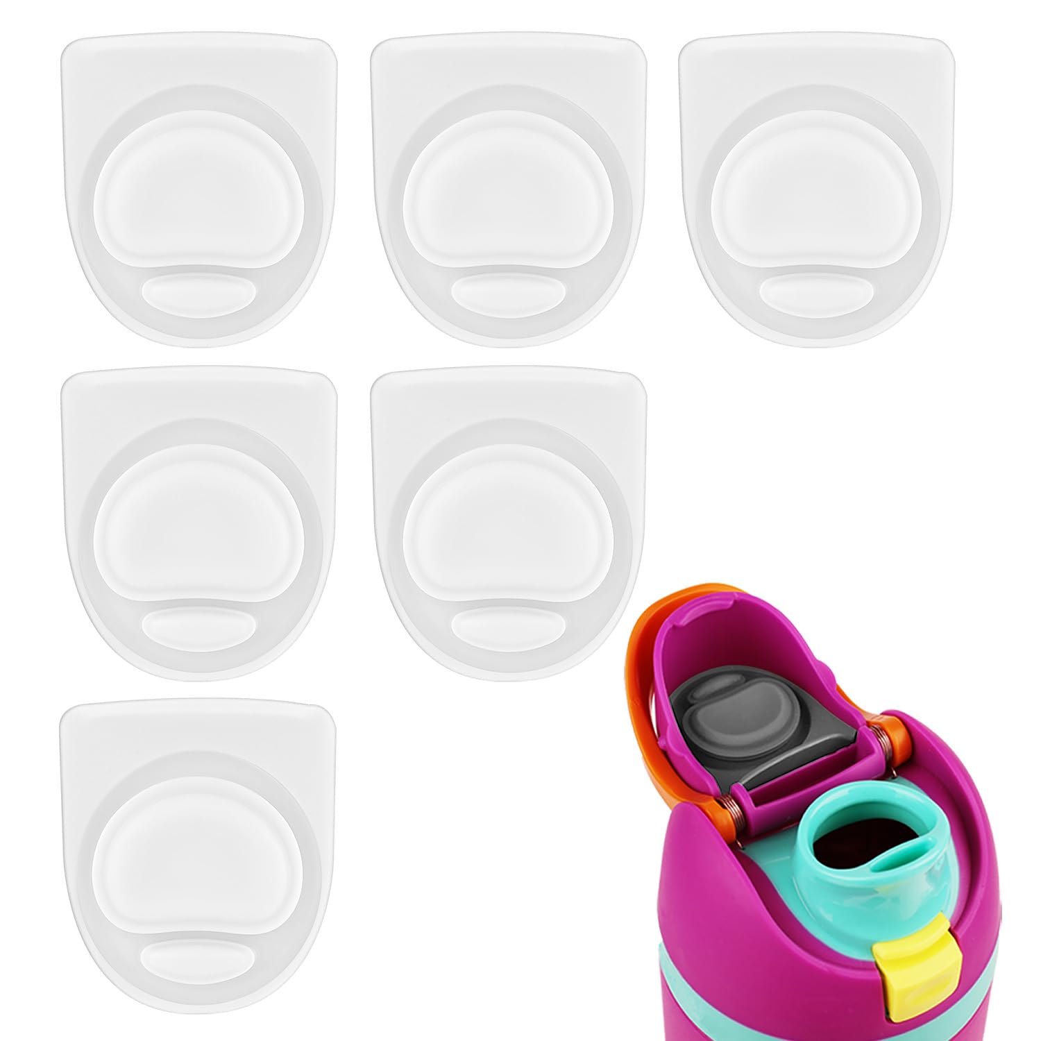Owala FreeSip Lid Replacement - 6 Stoppers -1