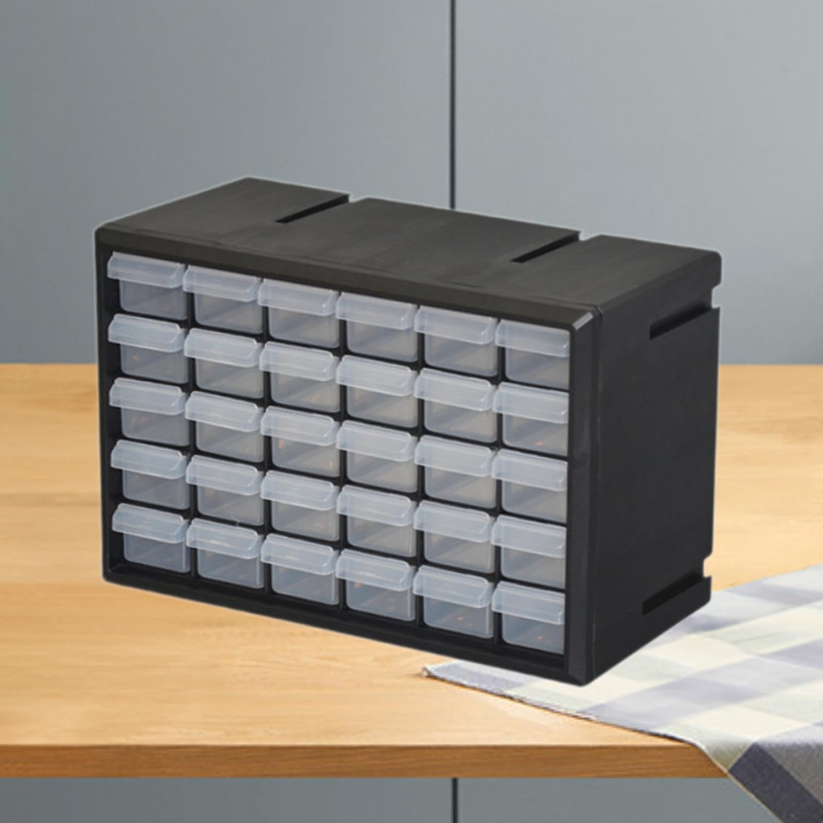 Cajón Organizador para Herramientas, Hogar, Organización del Garaje, Contenedor para álbumes de Recortes, Maquillaje, Objetos Pequeños Y Tornillos, 30 Cajones