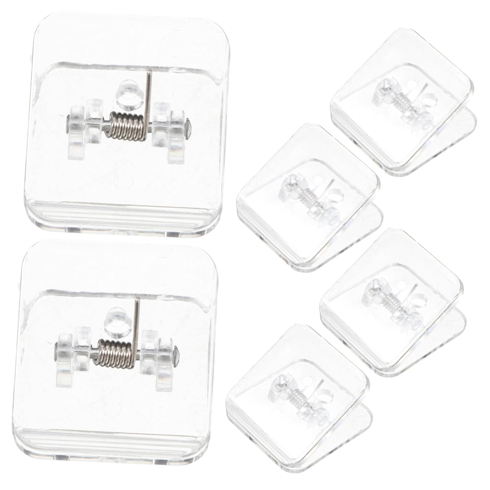 BESPORTBLE Pet Training Pad Holder 6 Pack Sticky Wall Pee Pad Holder Adhesive Backing for Indoor Outdoor Use