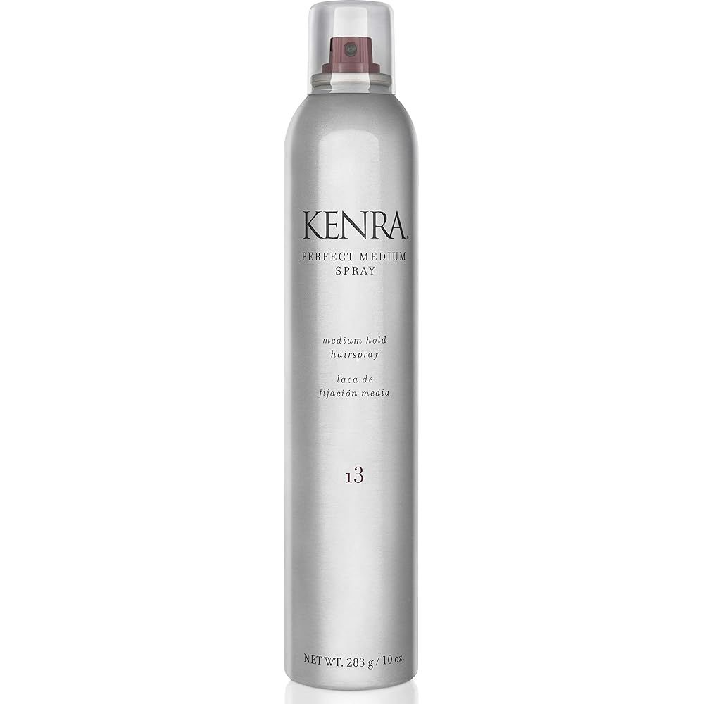 Kenra Professional Perfect Medium Spray 13 80% | Provides Styling Control Without Stiffness | Medium Hold | Fast-Drying Formulation | High Shine Finish | All Hair Types | 10 oz