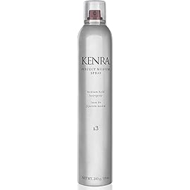 Kenra Professional Perfect Medium Spray 13 80% | Provides Styling Control Without Stiffness | Medium Hold | Fast-Drying Formulation | High Shine Finish | All Hair Types | 10 oz