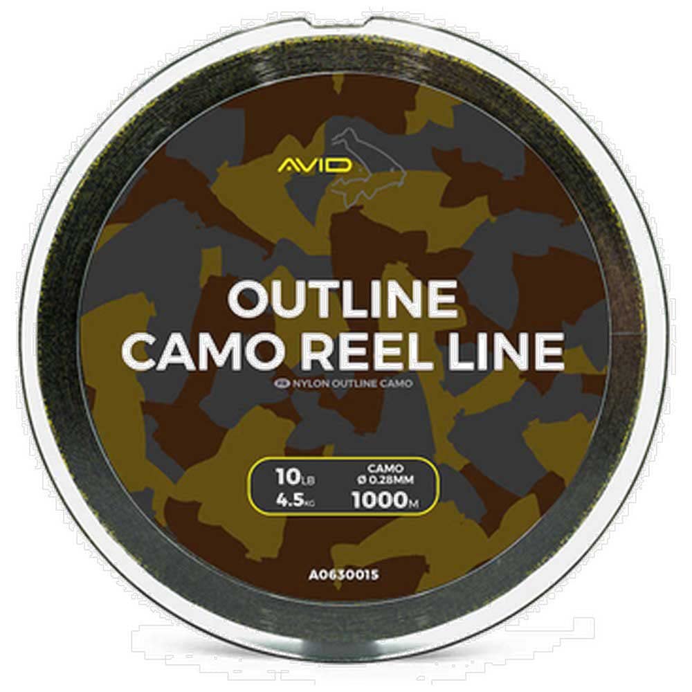 Preston Innovations Avid Outline Camo Reel Line 10lb 1000m A0630015