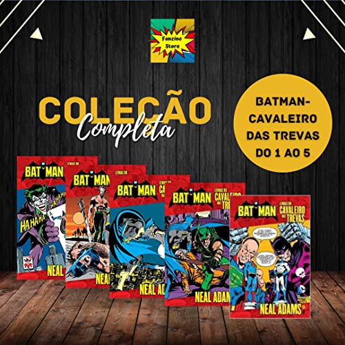 Batman Lendas Do Cavaleiro Das Trevas Neal Adams - Coleção completa Ed. 1 a 5