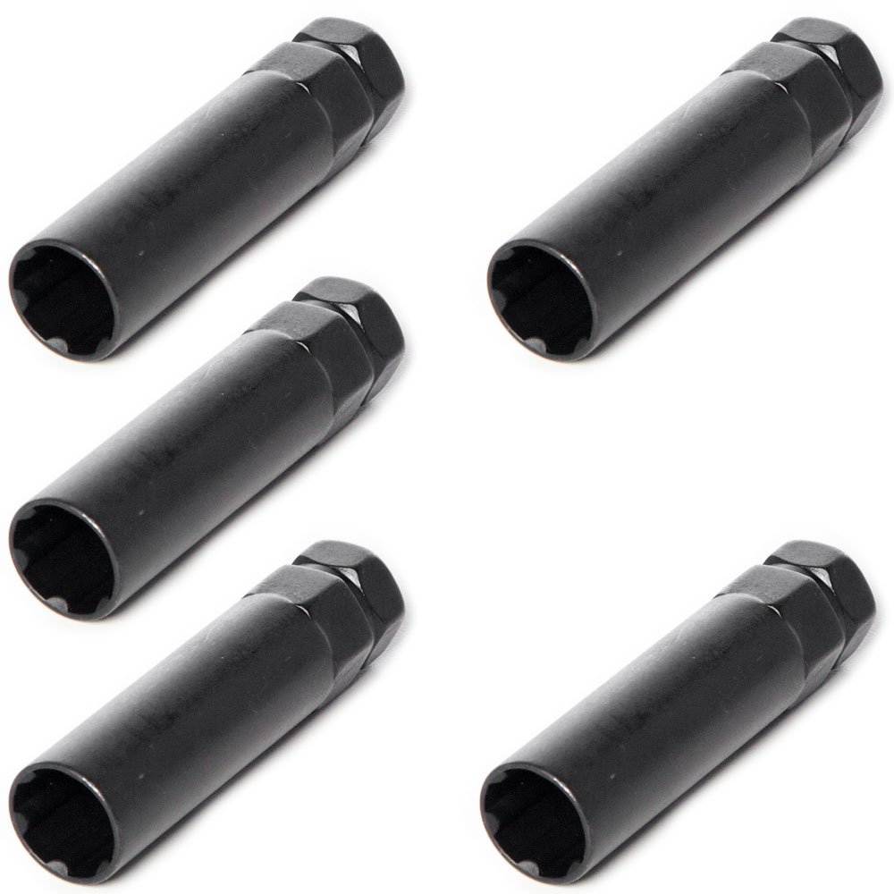 Circuit Performance Large Black 6 Point Spline Truck SUV Tool Key (5 Tools)