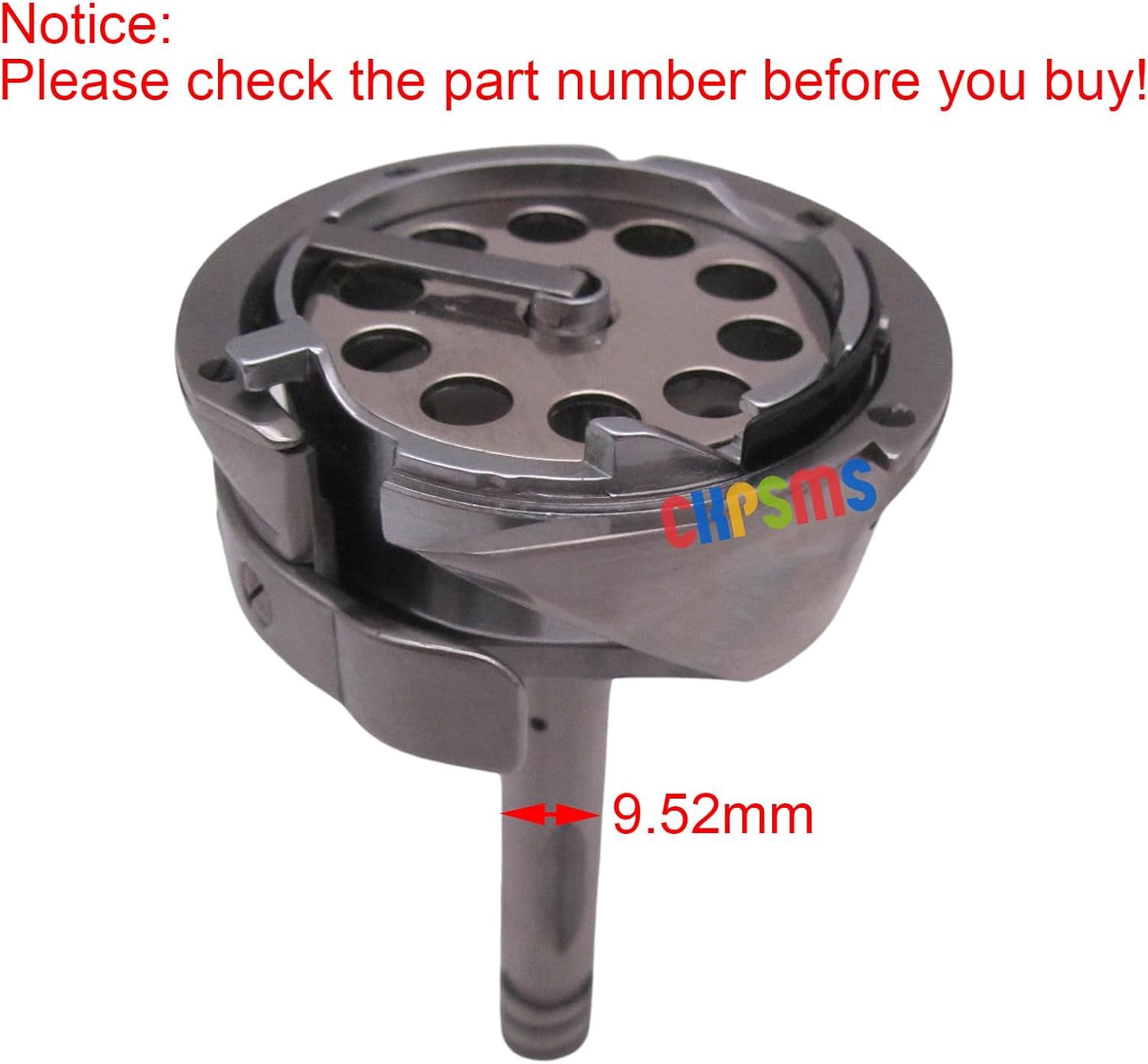 CKPSMS Brand - 1SET Large Capacity Rotary Hook & Bobbins #70140+70141 10PCS Compatible with/Replacement for Seiko Brand JW-8BL-20,JW-28BL-20,JW-8BL-30,JW-28BL-30