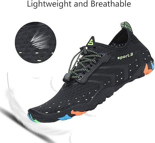 Miniatura 2 de Zapatos acuáticos para mujer y hombre, de secado rápido, calcetines acuáticos para natación, playa, surf, buceo, piscina, yoga, aeróbicos, deportes