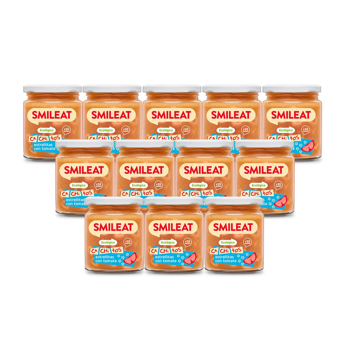 Smileat - Tarrito Ecológico con Sabor a Ternera con Verduras, Ingredientes Naturales, para Bebés desde 6 Meses, Sano y Saludable, sin Gluten - Tarro de 230 g — view 22